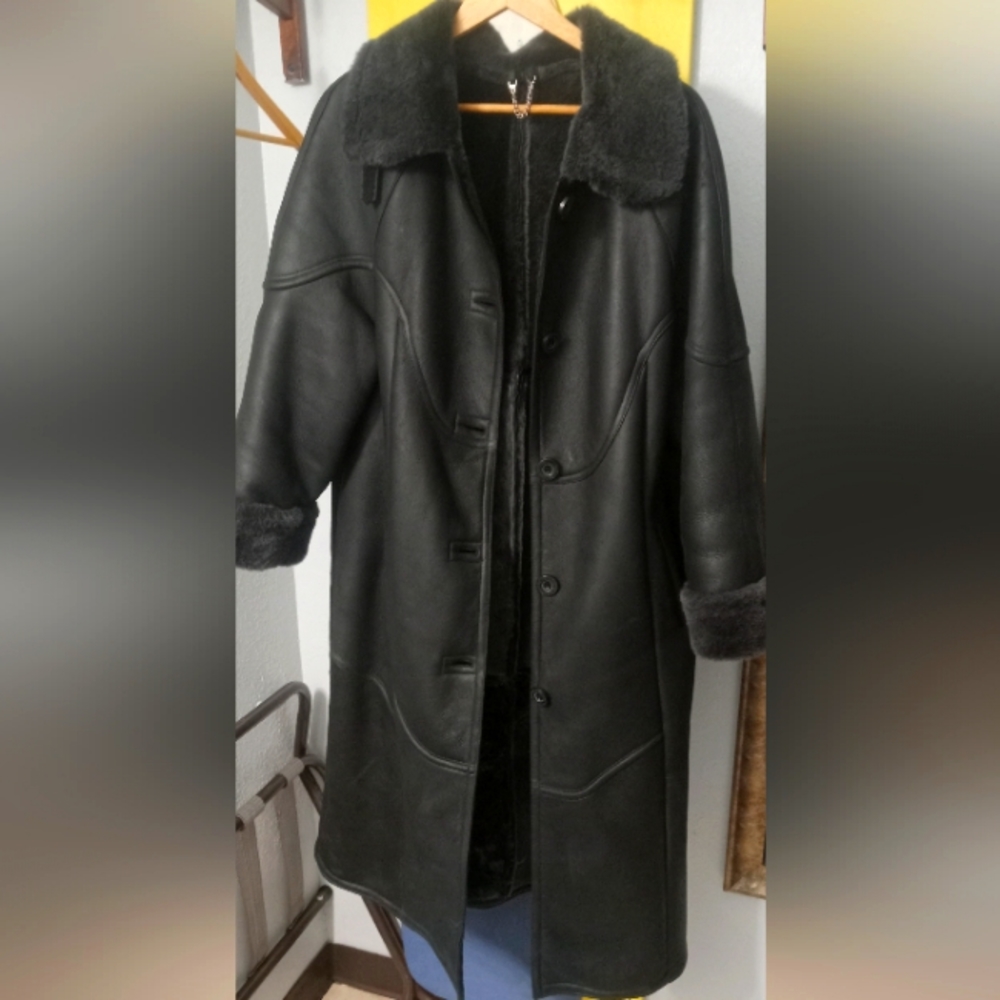 Harlin genuine shearling women's XL coat
